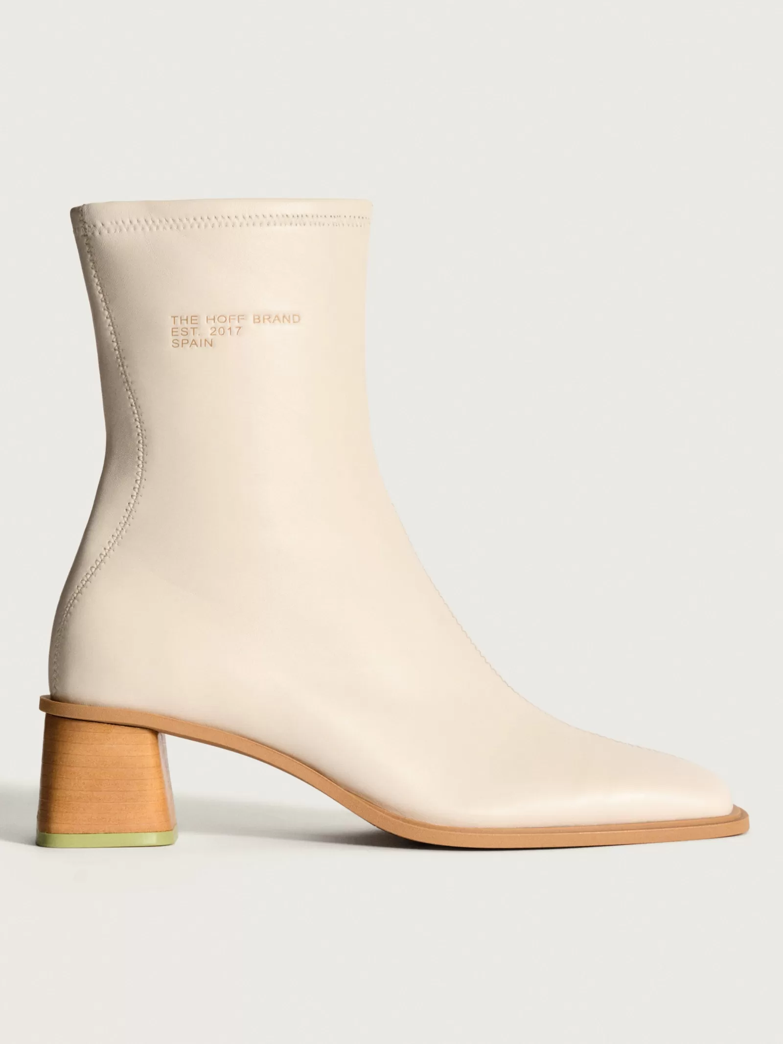 HOFF BOTÍN TACÓN DATE OFF WHITE^Mujer Botas Y Botines