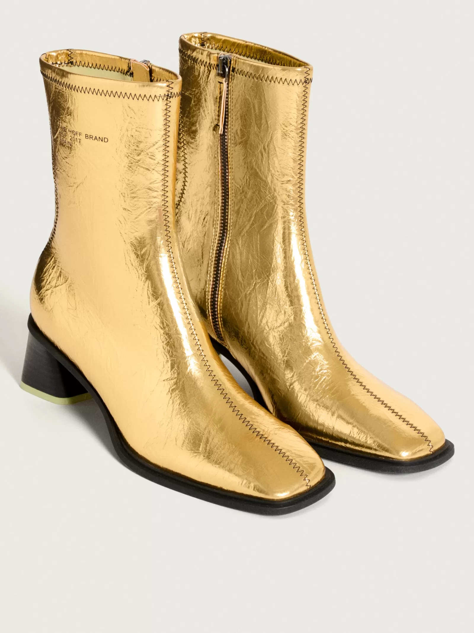 HOFF BOTÍN TACÓN DATE ORO^Mujer Botas Y Botines