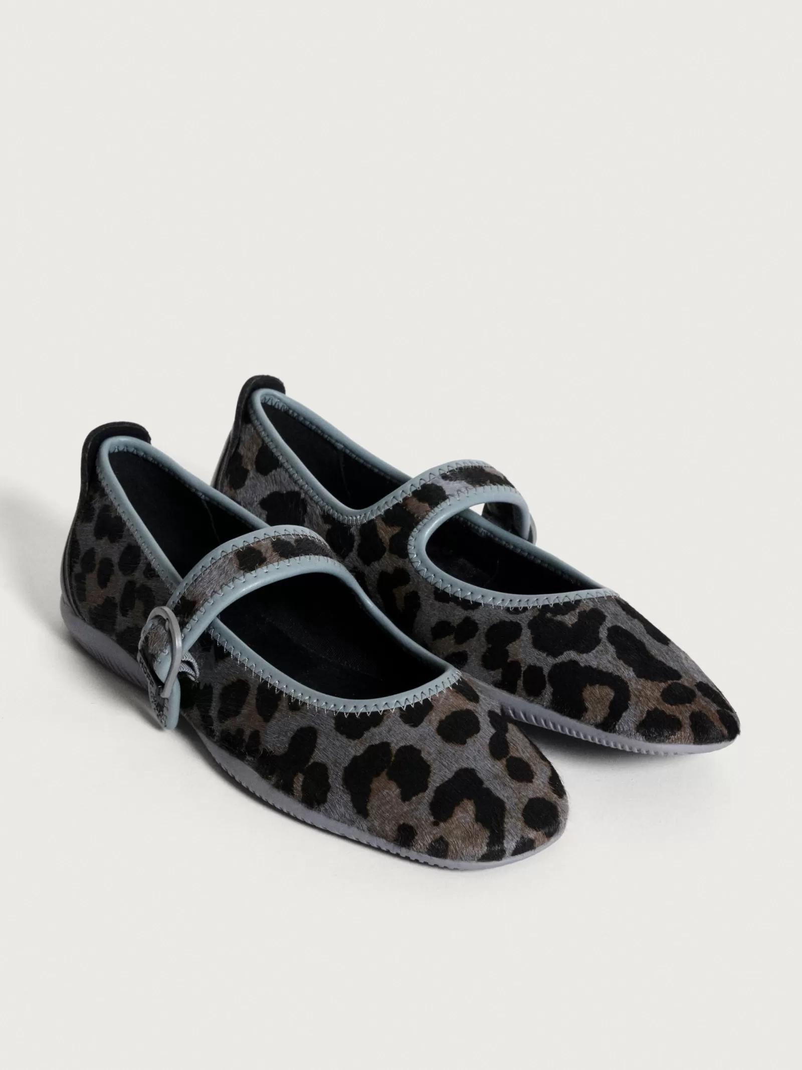 HOFF MARY JANE SCALA ANIMAL PRINT GRIS^Mujer Zapato Plano