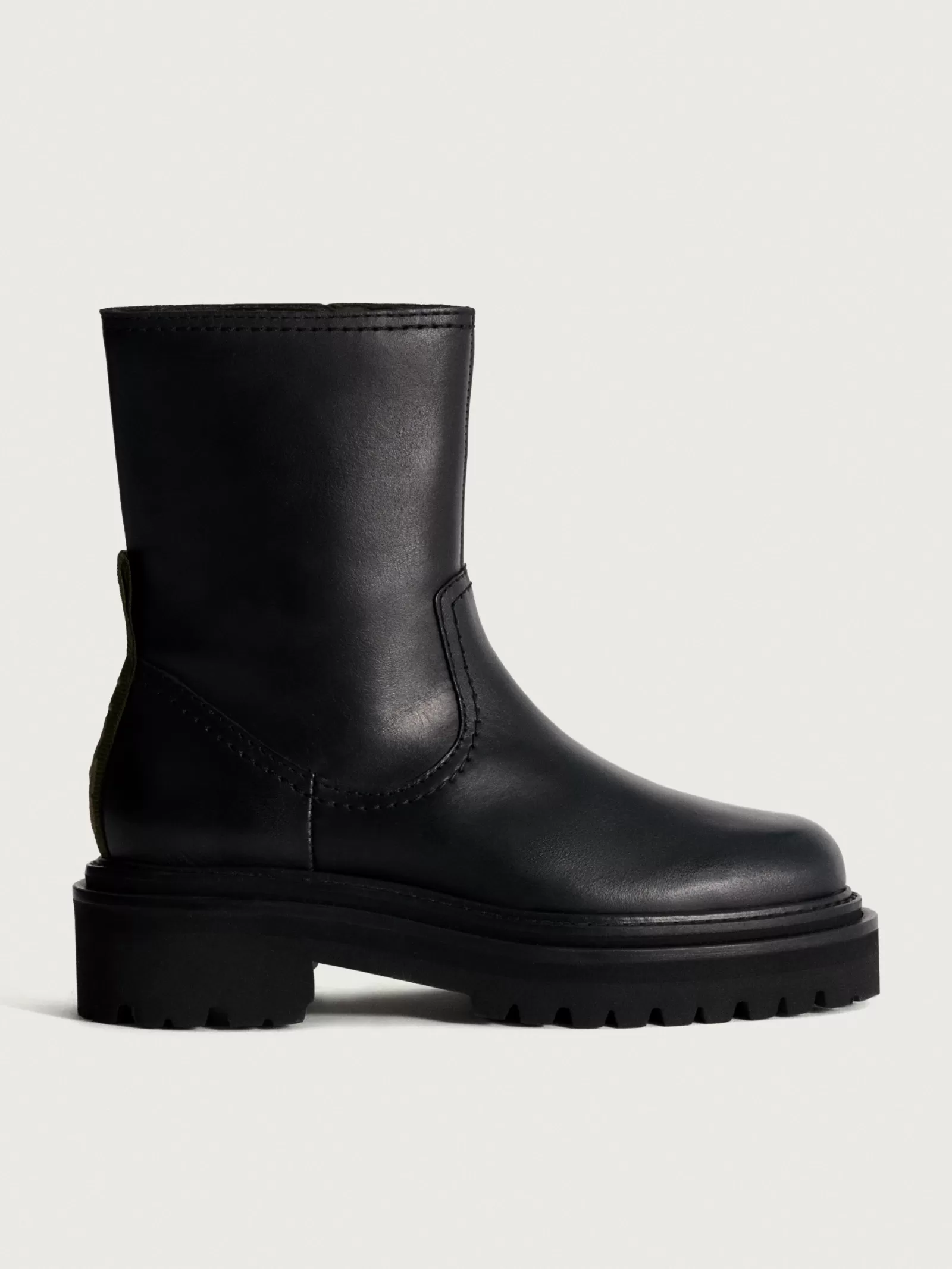 HOFF OFFICE BLACK LEATHER BOOT^Mujer Botas Y Botines