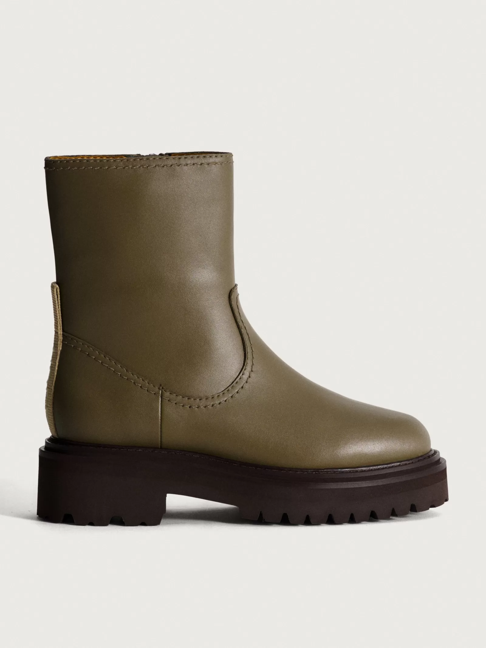 HOFF OFFICE GREEN LEATHER BOOT^Mujer Botas Y Botines