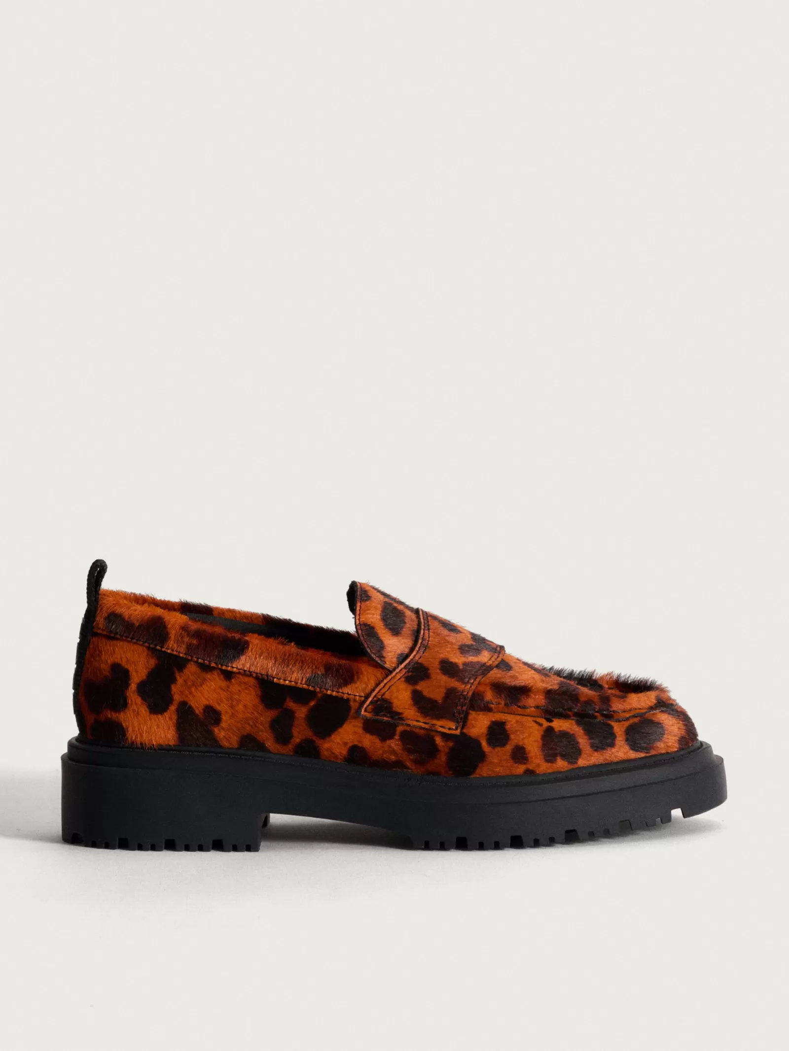 HOFF SCHOOL ANIMAL PRINT ORANGE LOAFER^Mujer Zapato Plano