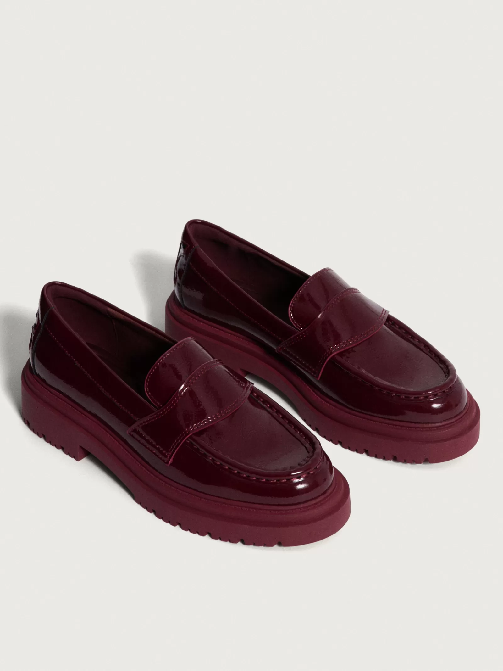 HOFF SCHOOL WINE LOAFER^Mujer Zapato Plano